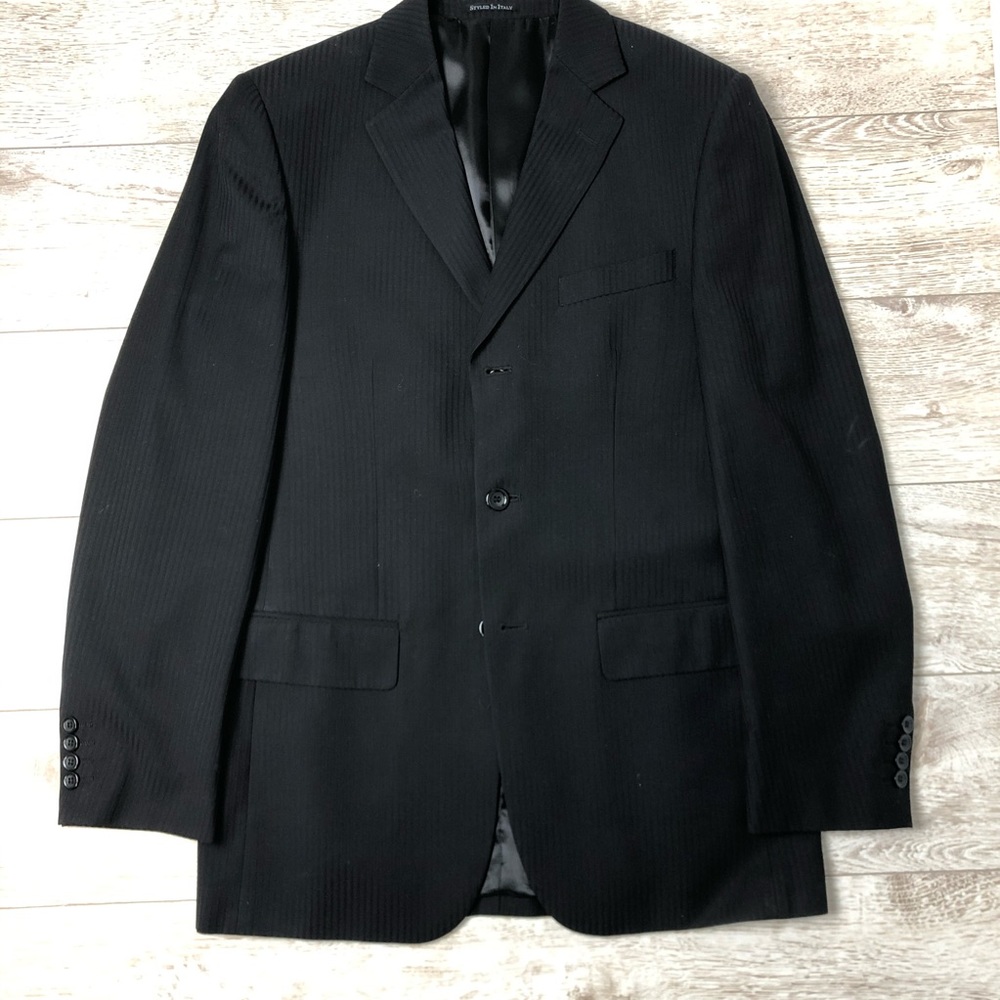 Cigliano Platinum Collection black suit Size US36